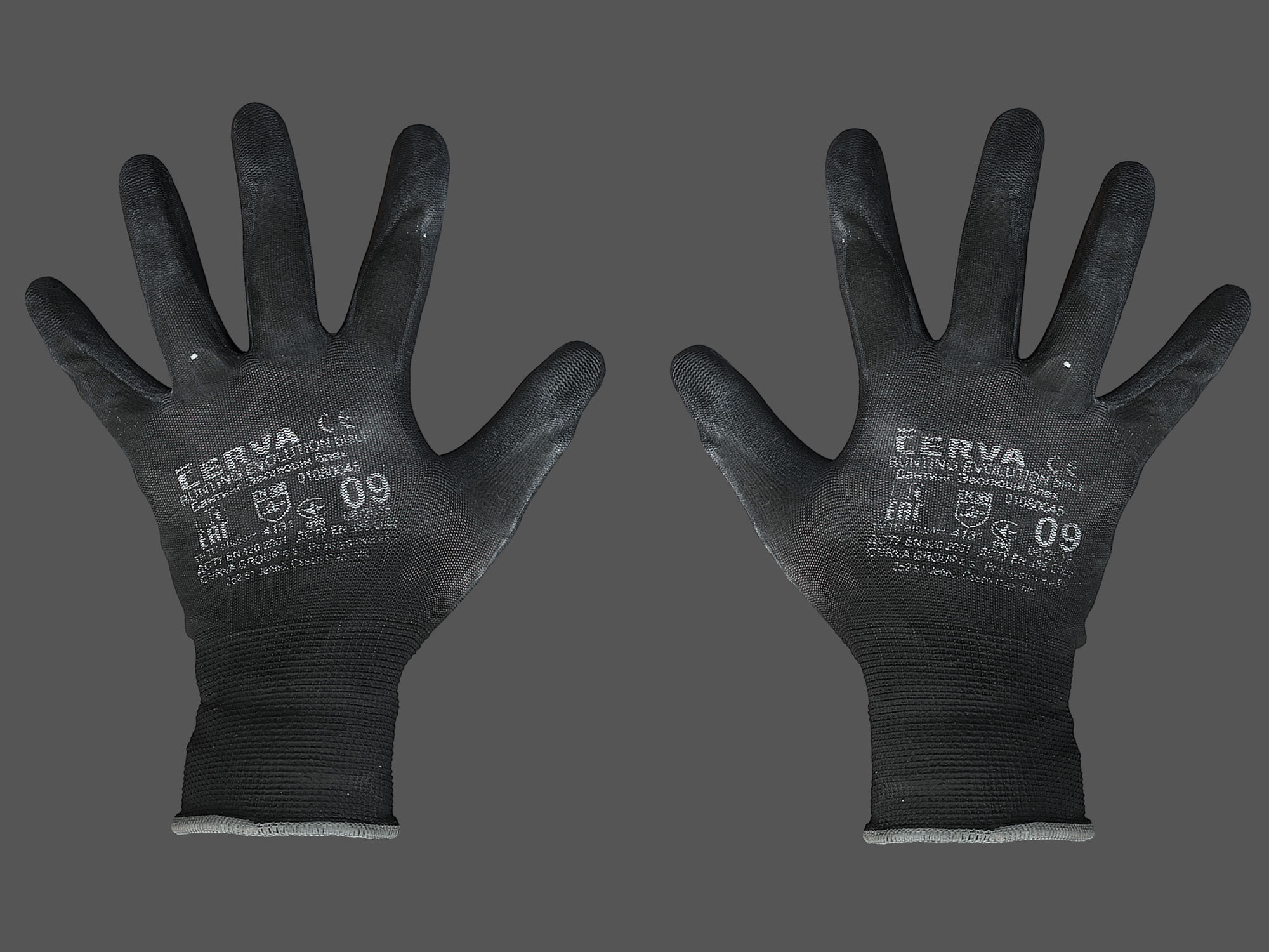 Worker Gloves 3D model_15