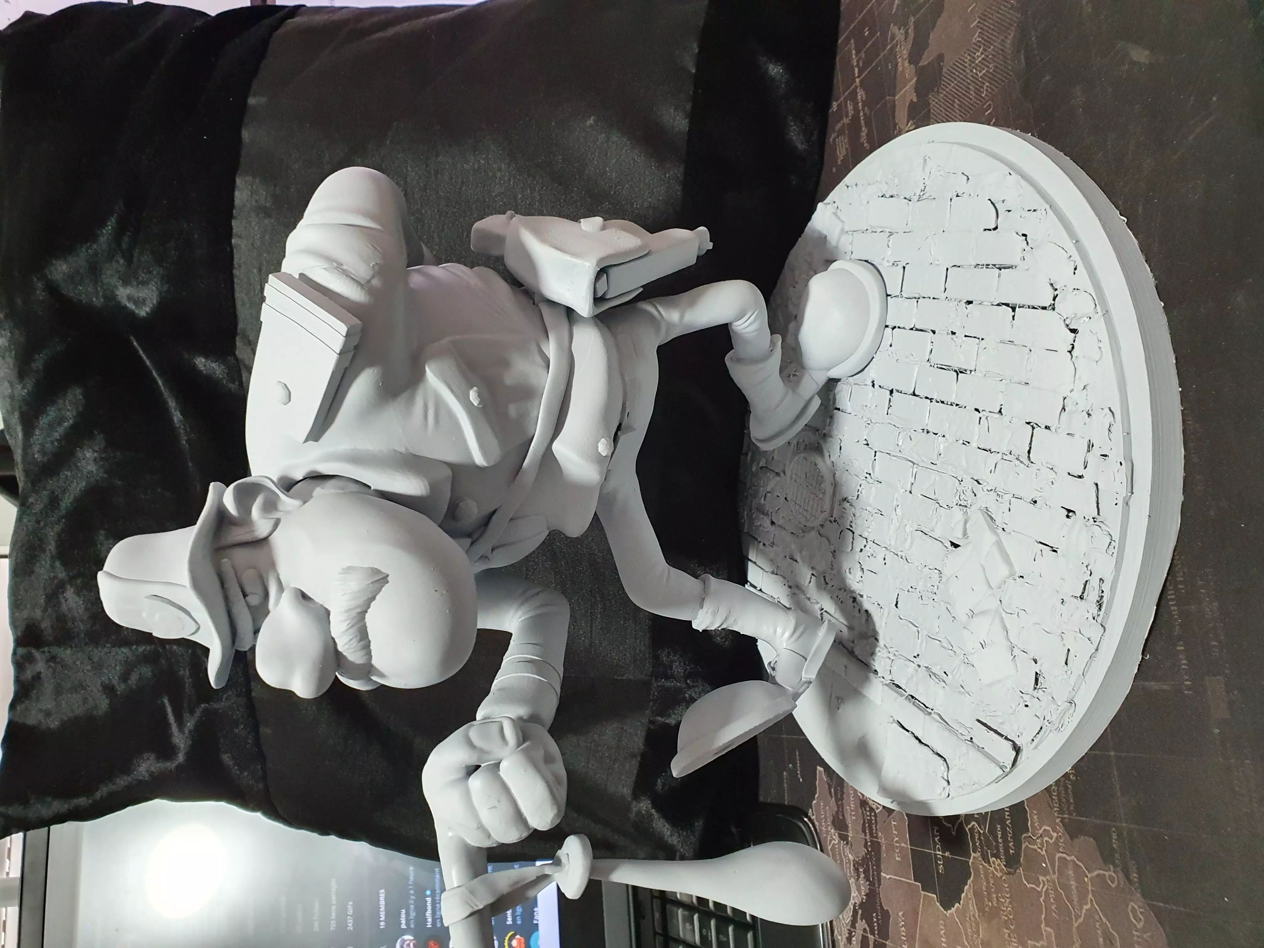 Police mortadel et Filemon 3D print model_0