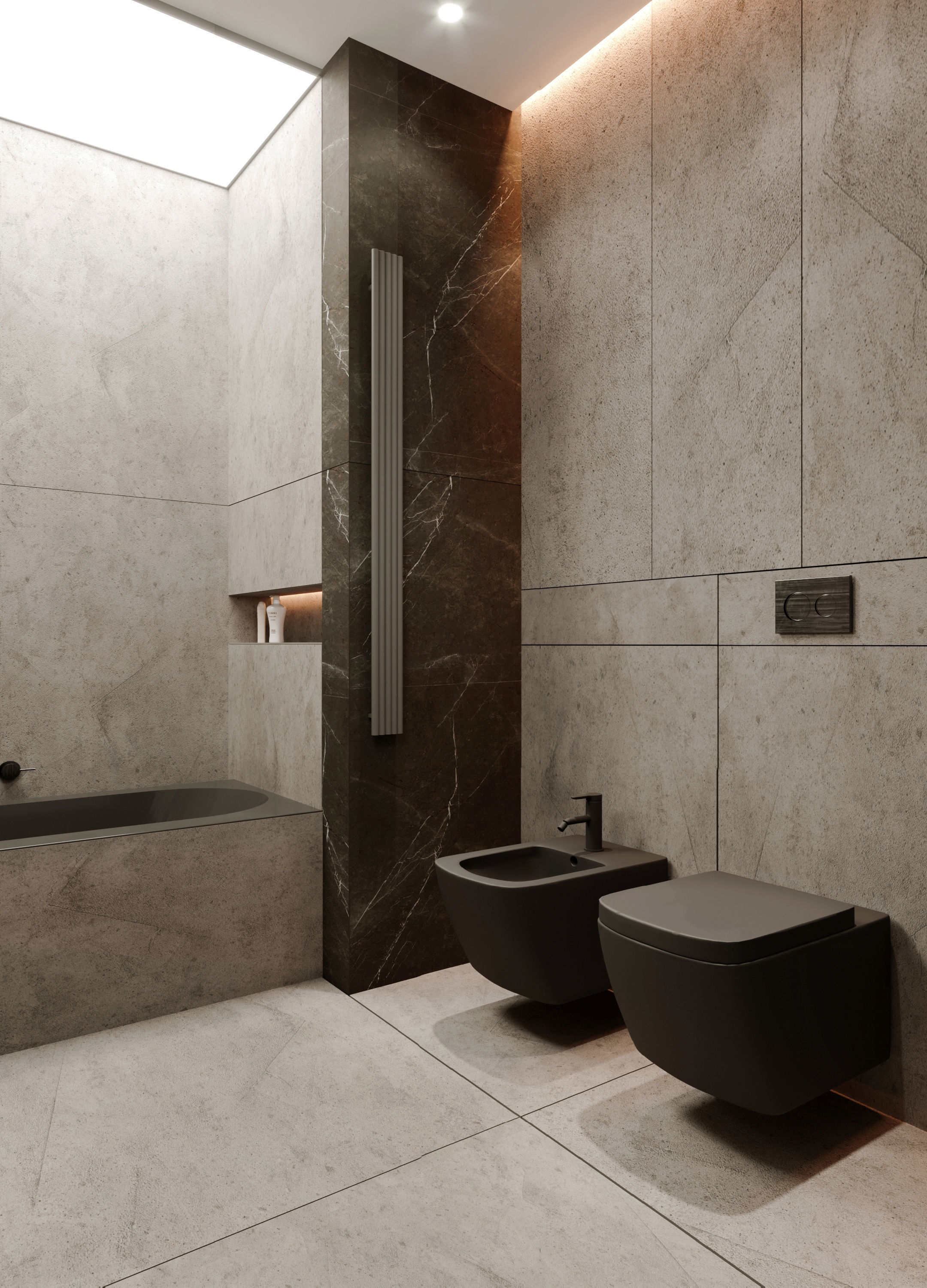 Bathroom Interior scene CORONA RENDER 3D model_1