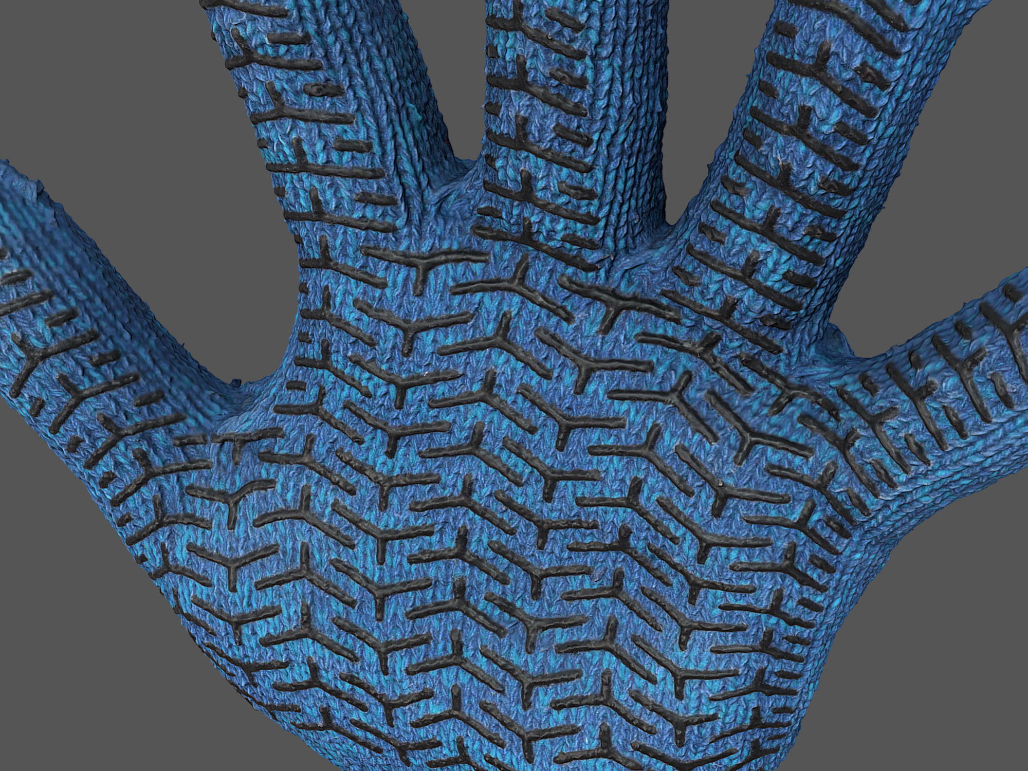Worker Gloves 3D model_5