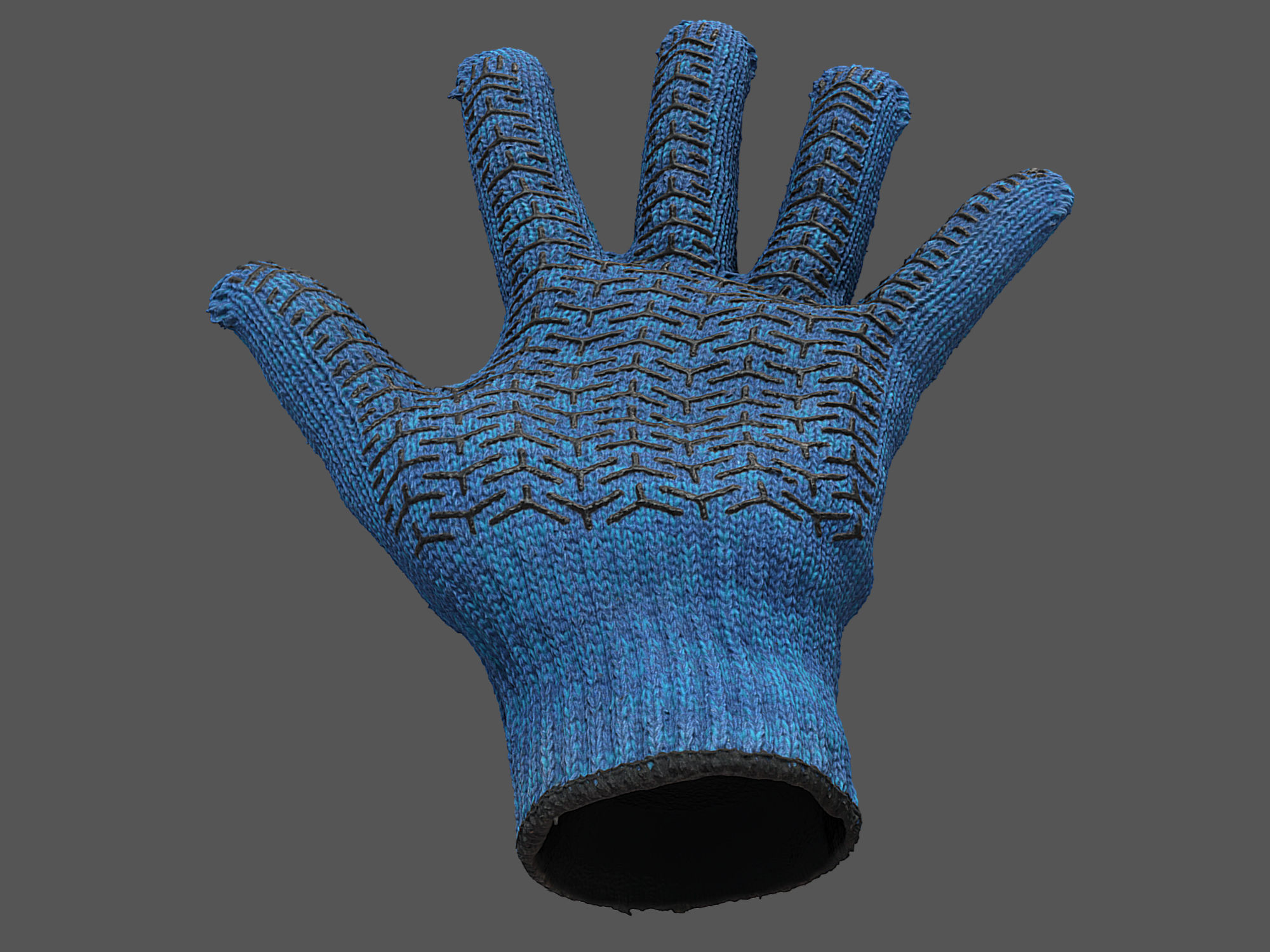 Worker Gloves 3D model_13