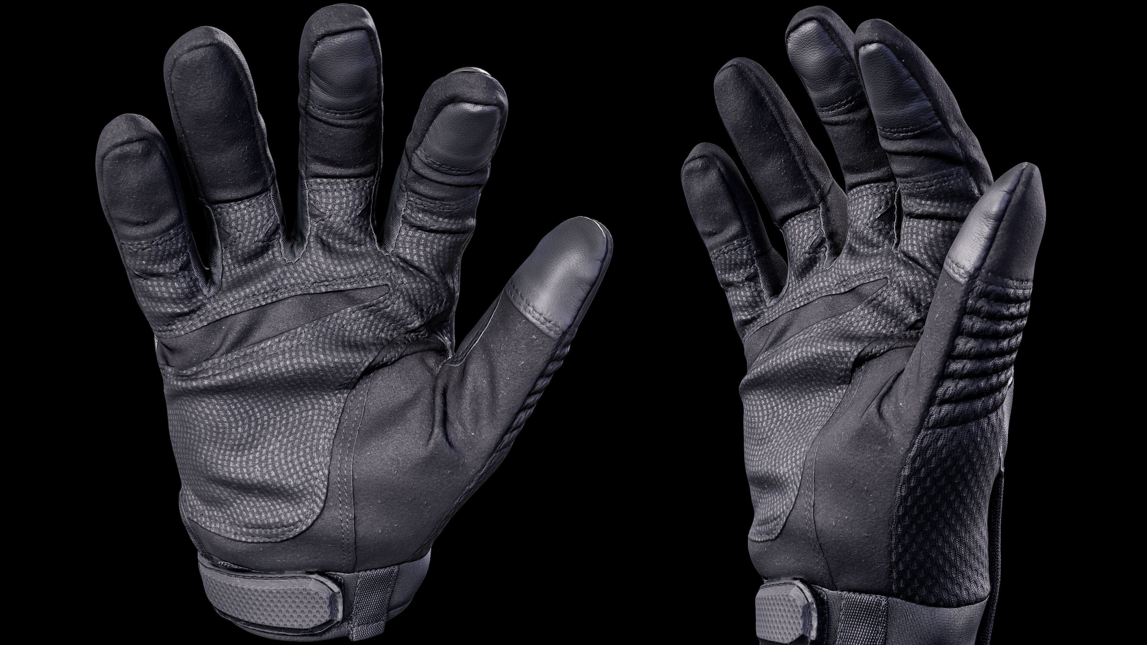 Tactical Gloves 019 v1 Low-poly 3D model_4