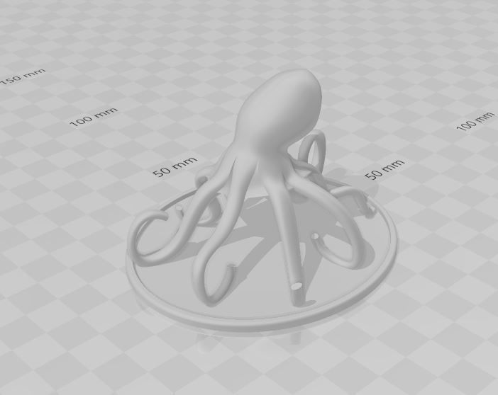 octopus 3D print model_1