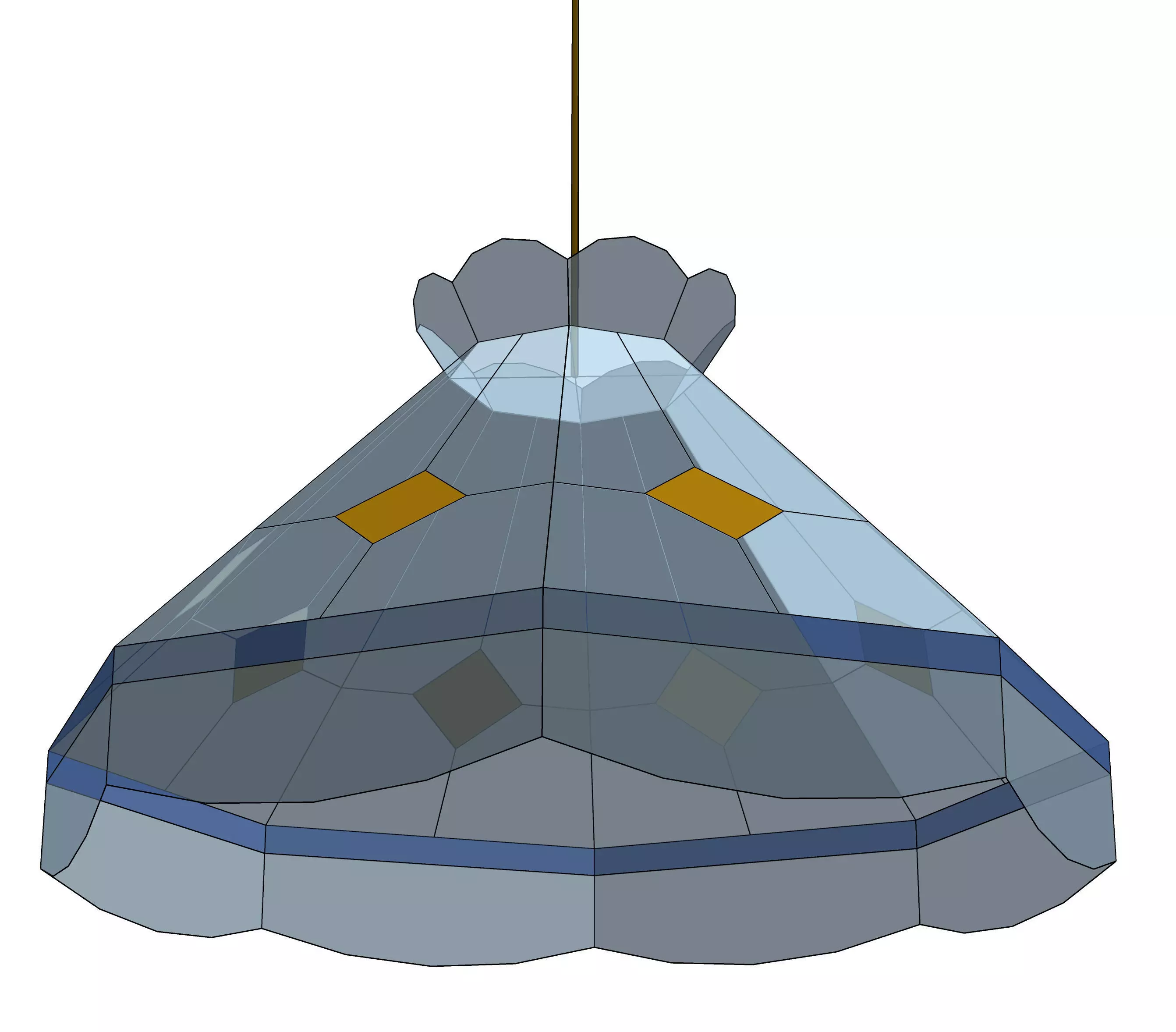 celling lamp Free 3D model_0