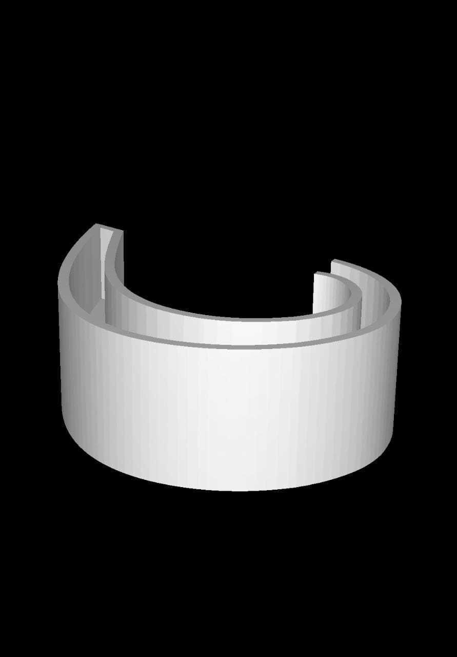 Bengali Alphabet Cast Your Own LETTERS Easy To Cast Puzzle Fit 3D model_6