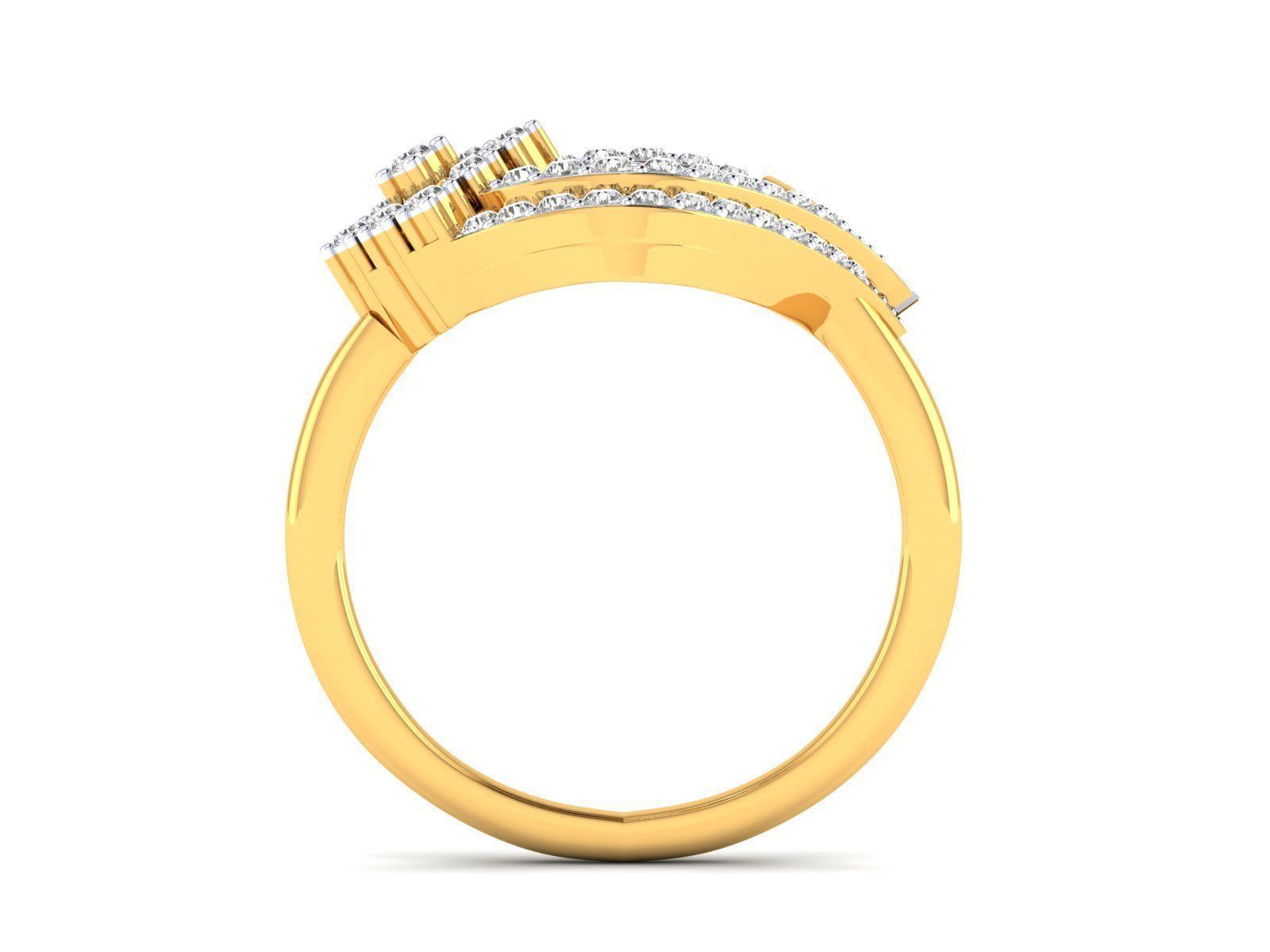 Women Pendant Earrings Ring set 3dm stl render detail 3D print model_57