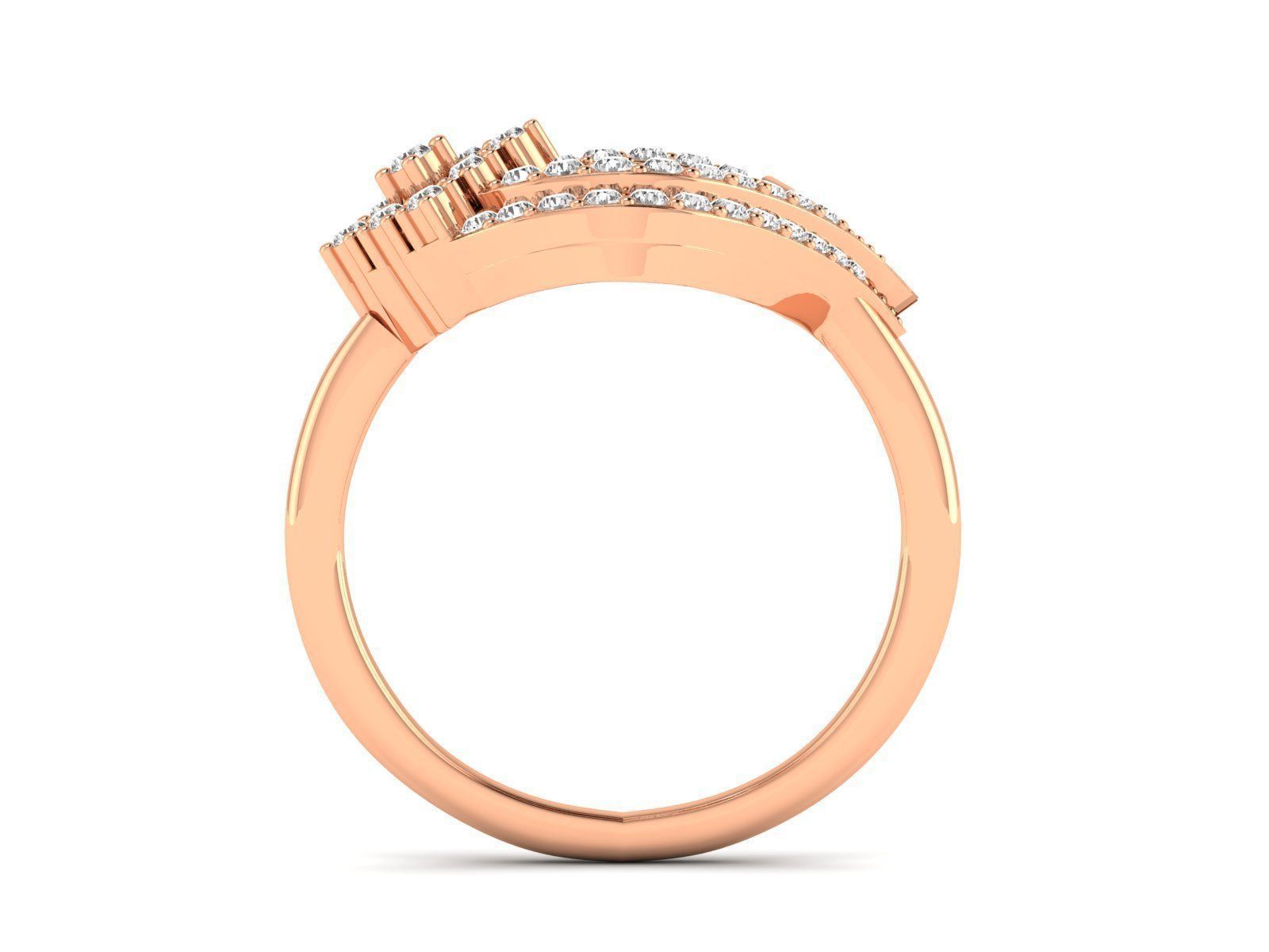 Women Pendant Earrings Ring set 3dm stl render detail 3D print model_42