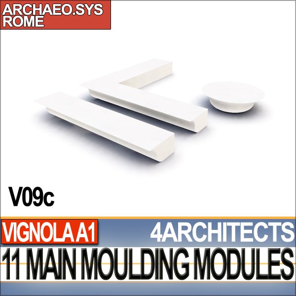 80 Architecture Moulding Modules Collection Revit STL Print 3D print model_17