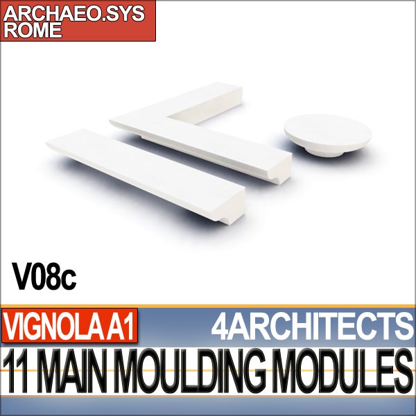 80 Architecture Moulding Modules Collection Revit STL Print 3D print model_13