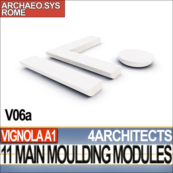 80 Architecture Moulding Modules Collection Revit STL Print 3D print model_8