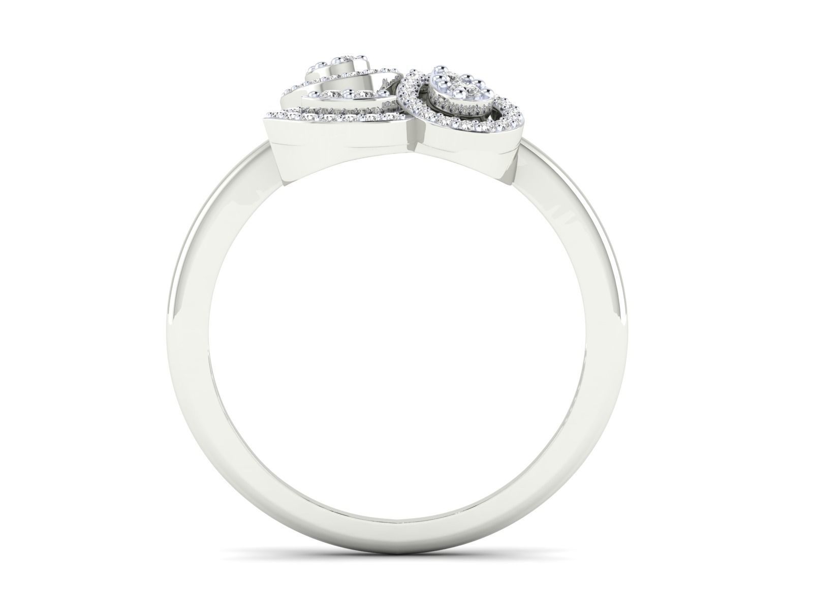 Women Pendant Earrings Ring set 3dm stl render detail 3D print model_39