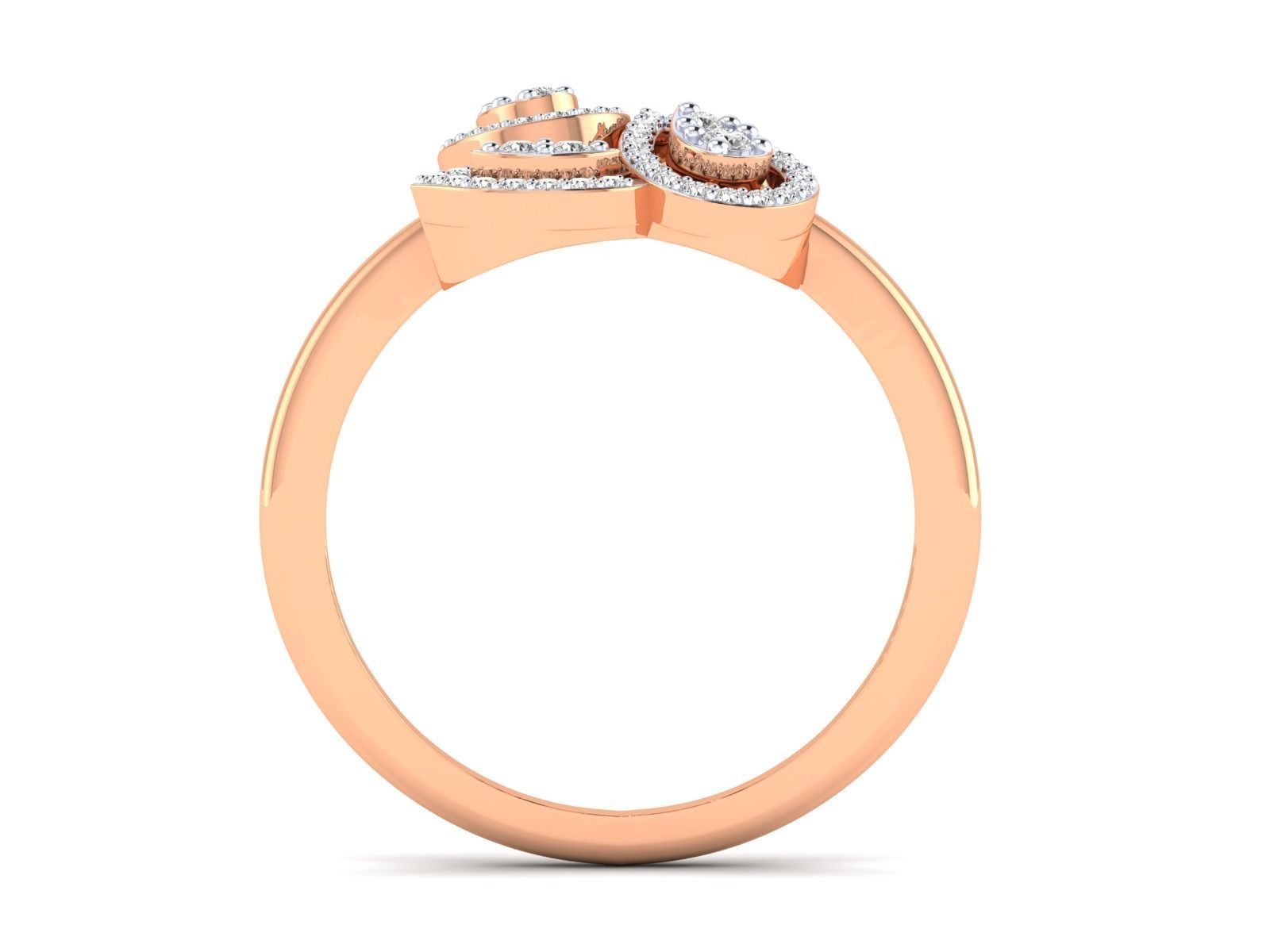 Women Pendant Earrings Ring set 3dm stl render detail 3D print model_32