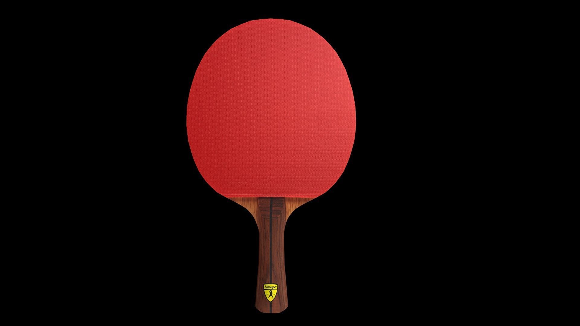 Table Tennis - Ping Pong table Low-poly 3D model_7