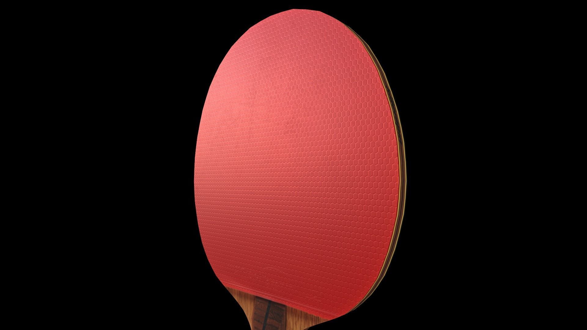 Table Tennis - Ping Pong table Low-poly 3D model_8