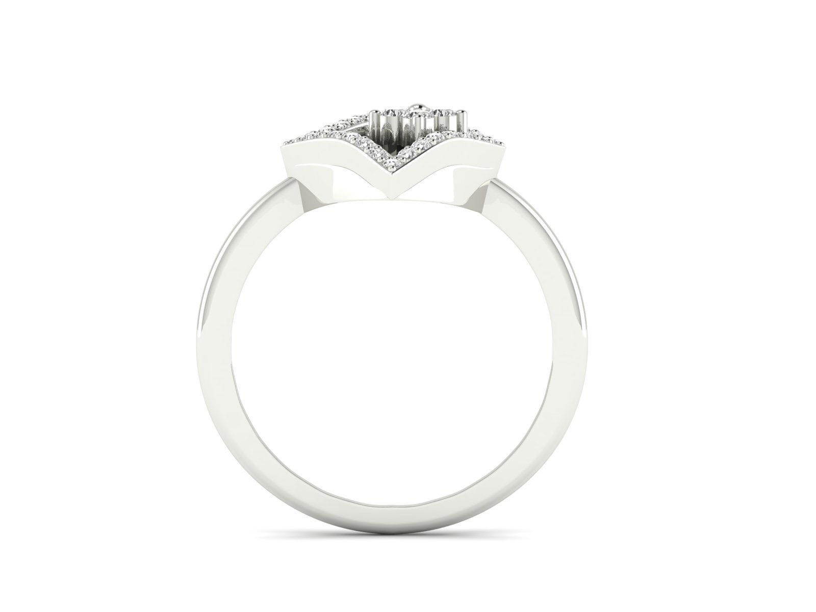 Women Pendant Earrings Ring set 3dm stl render detail 3D print model_49