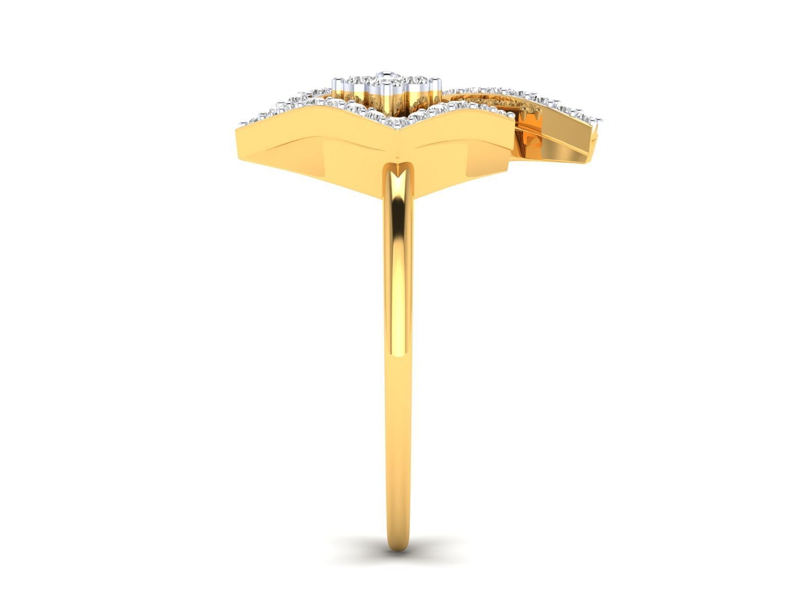 Women Pendant Earrings Ring set 3dm stl render detail 3D print model_58