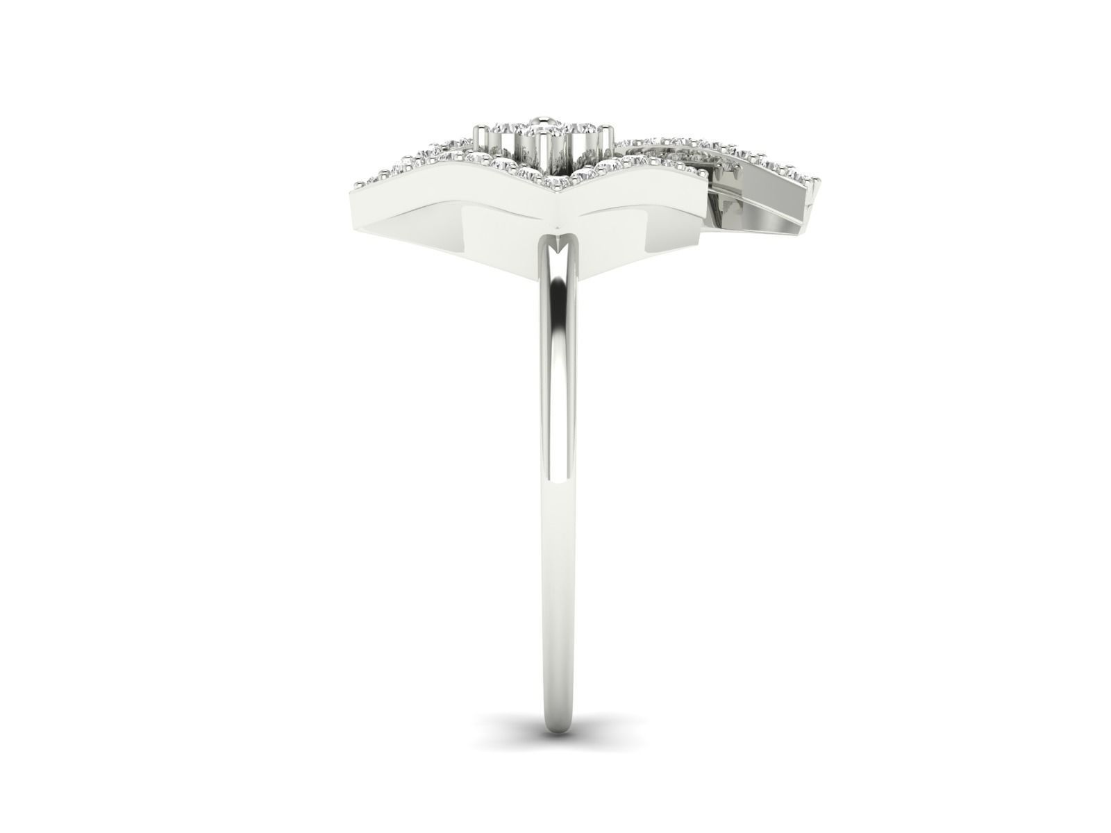 Women Pendant Earrings Ring set 3dm stl render detail 3D print model_52