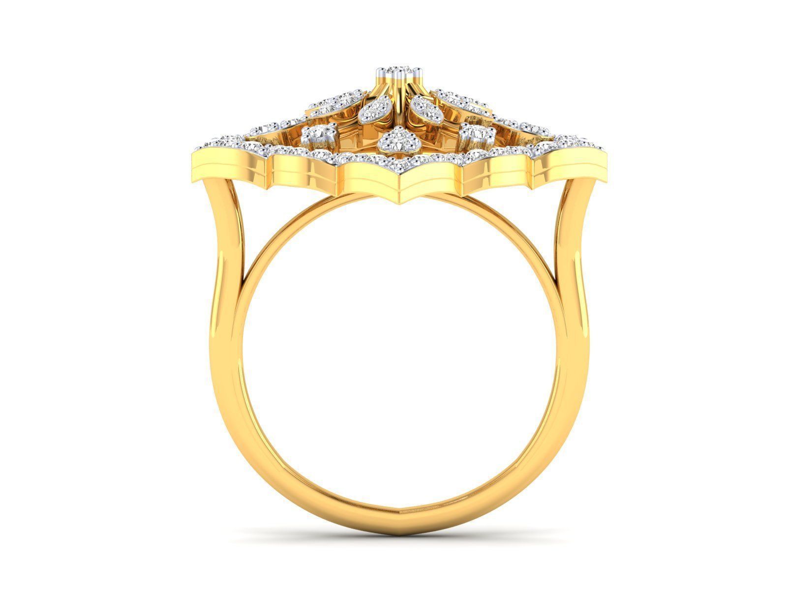 Women Pendant Earrings Ring set 3dm stl render detail 3D print model_57