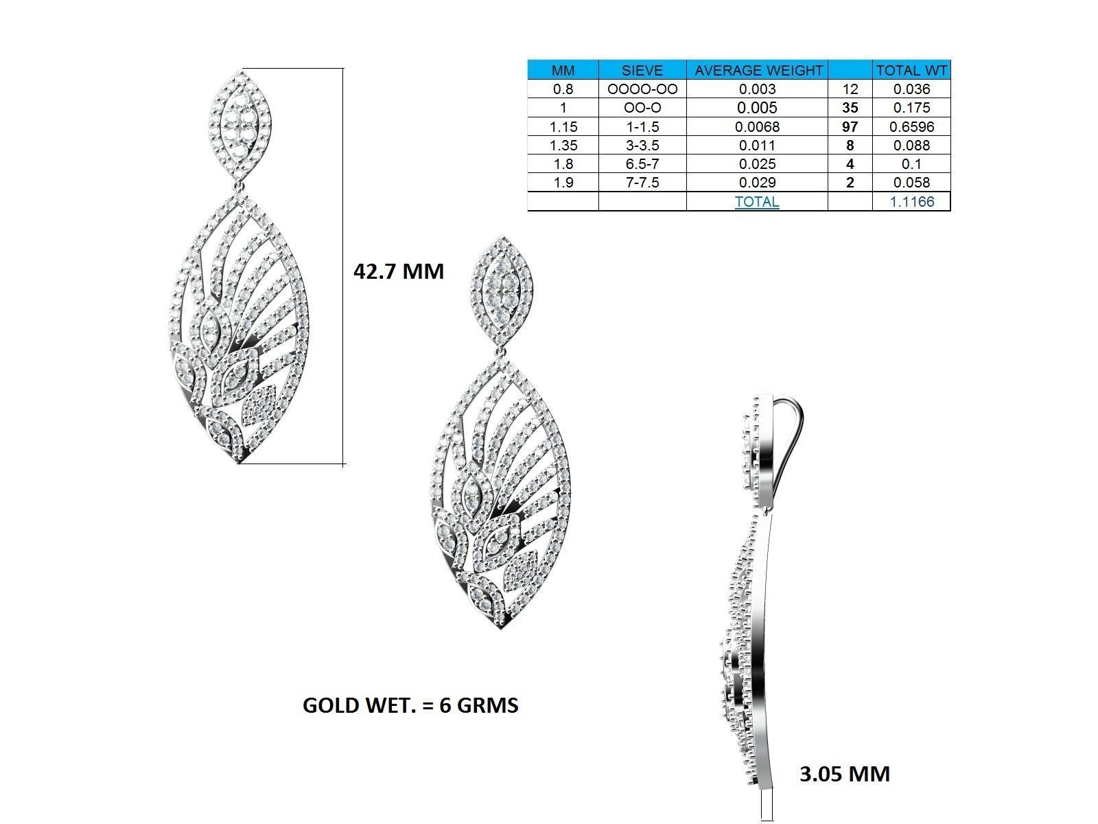 Women Pendant Earrings Ring set 3dm stl render detail 3D print model_21