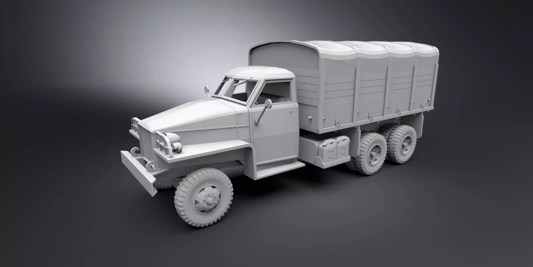 Studebaker US6 Scale model 3D print model_0