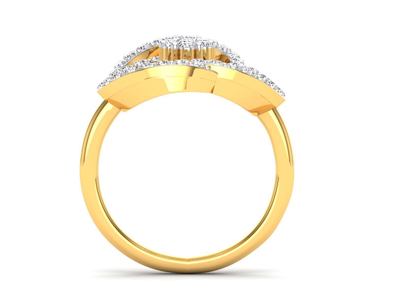 Women Pendant Earrings Ring set 3dm stl render detail 3D print model_57