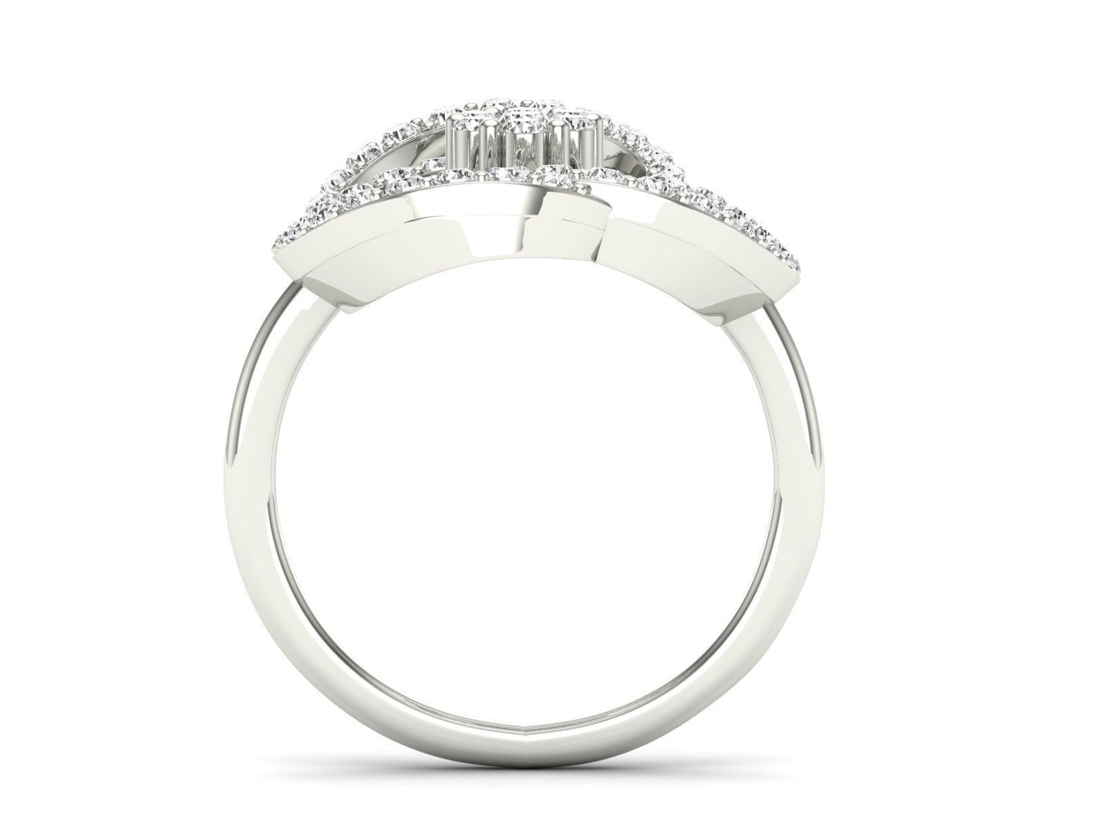 Women Pendant Earrings Ring set 3dm stl render detail 3D print model_49