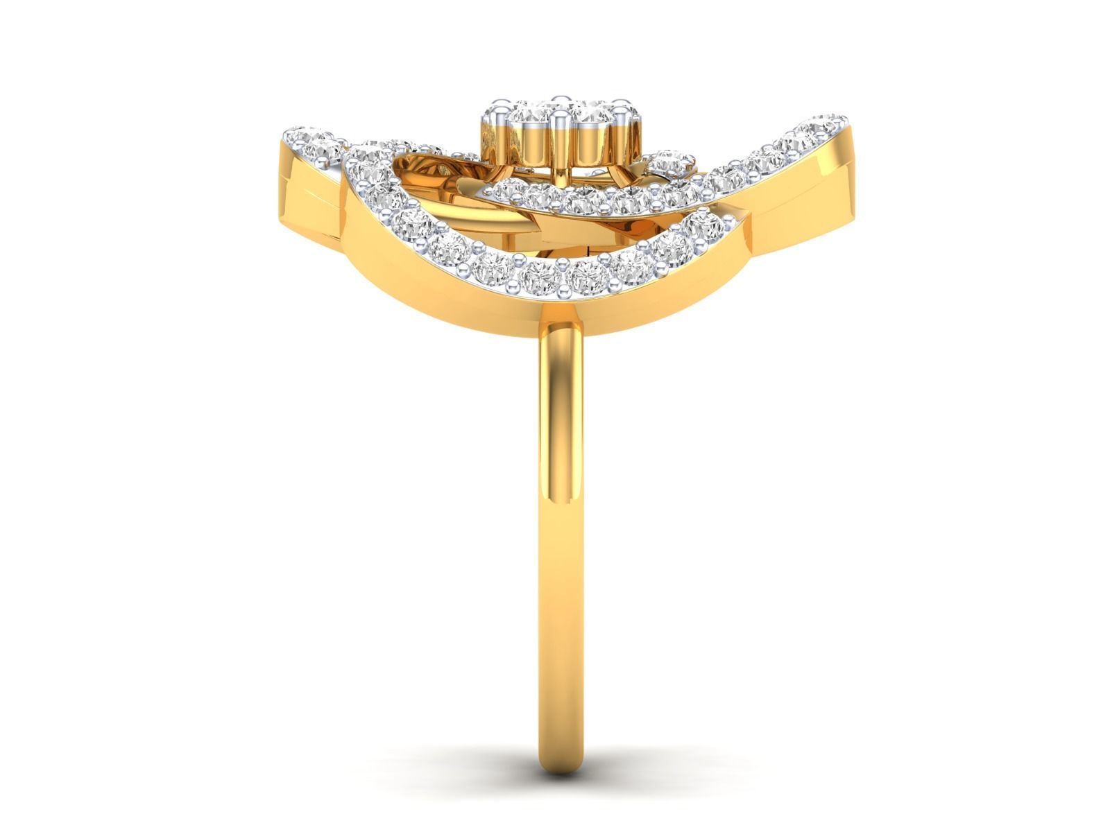 Women Pendant Earrings Ring set 3dm stl render detail 3D print model_60