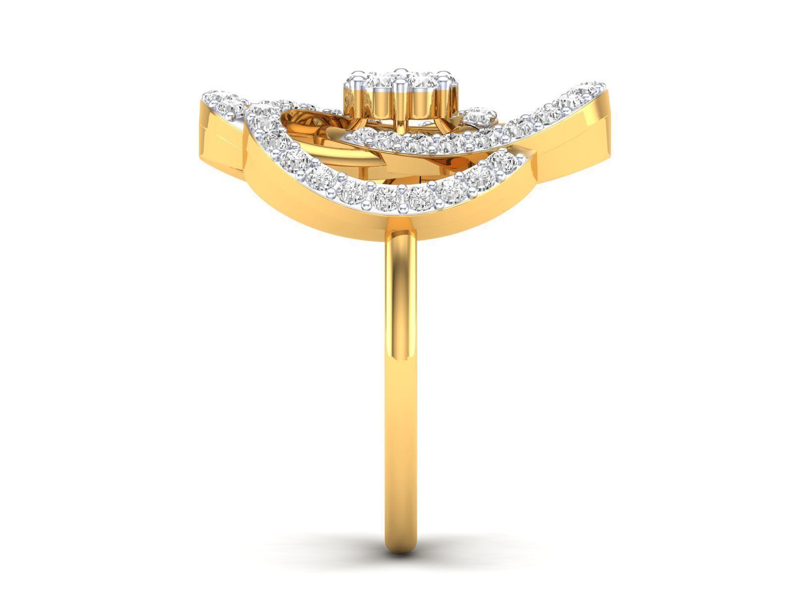 Women Pendant Earrings Ring set 3dm stl render detail 3D print model_59