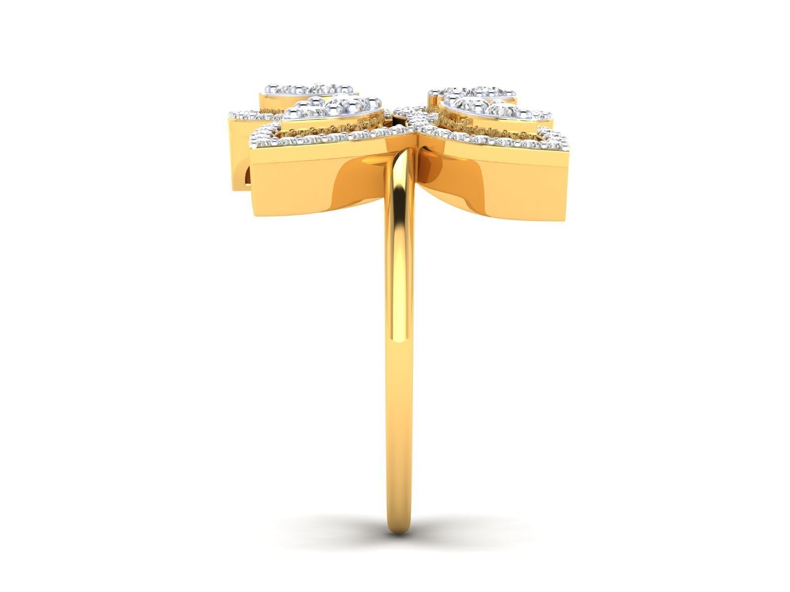 Women Pendant Earrings Ring set 3dm stl render detail 3D print model_60