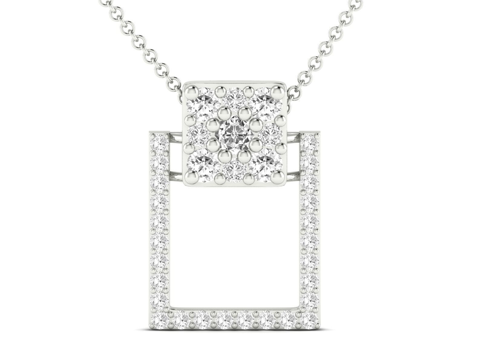 Women Pendant Earrings Ring set 3dm stl render detail 3D print model_14