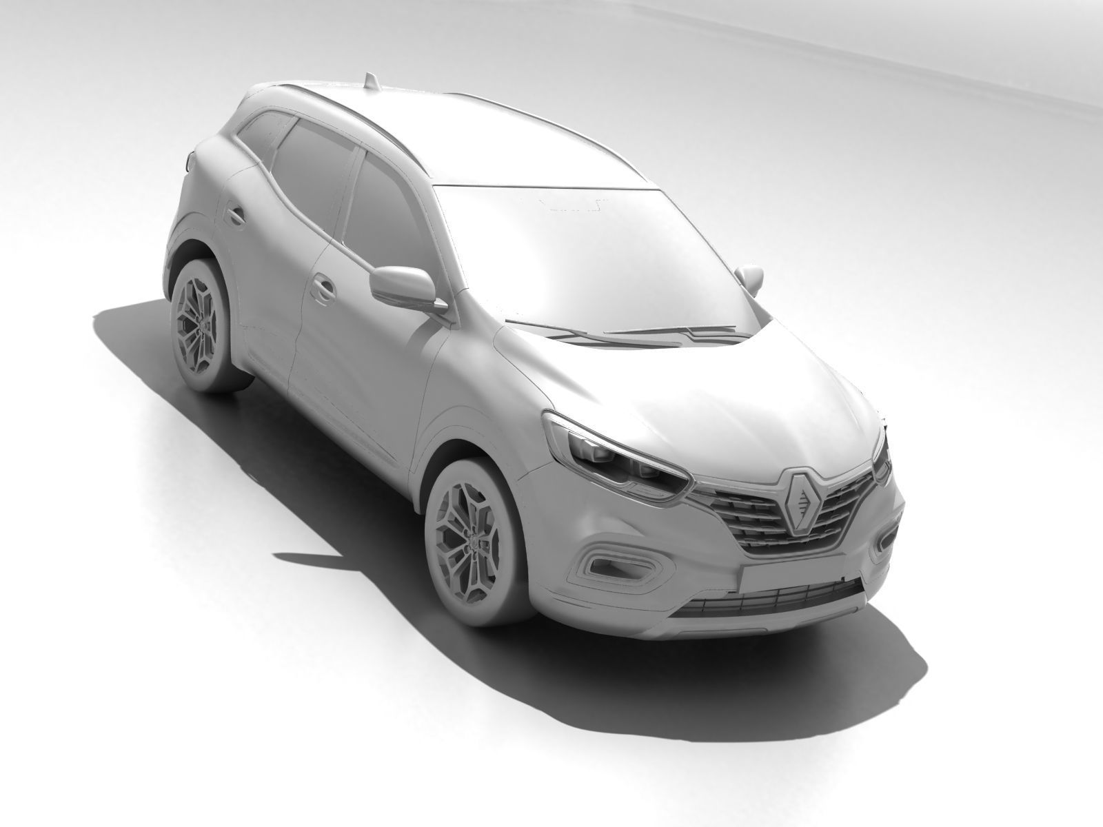 Renault Kadjar Low-poly 3D model_26