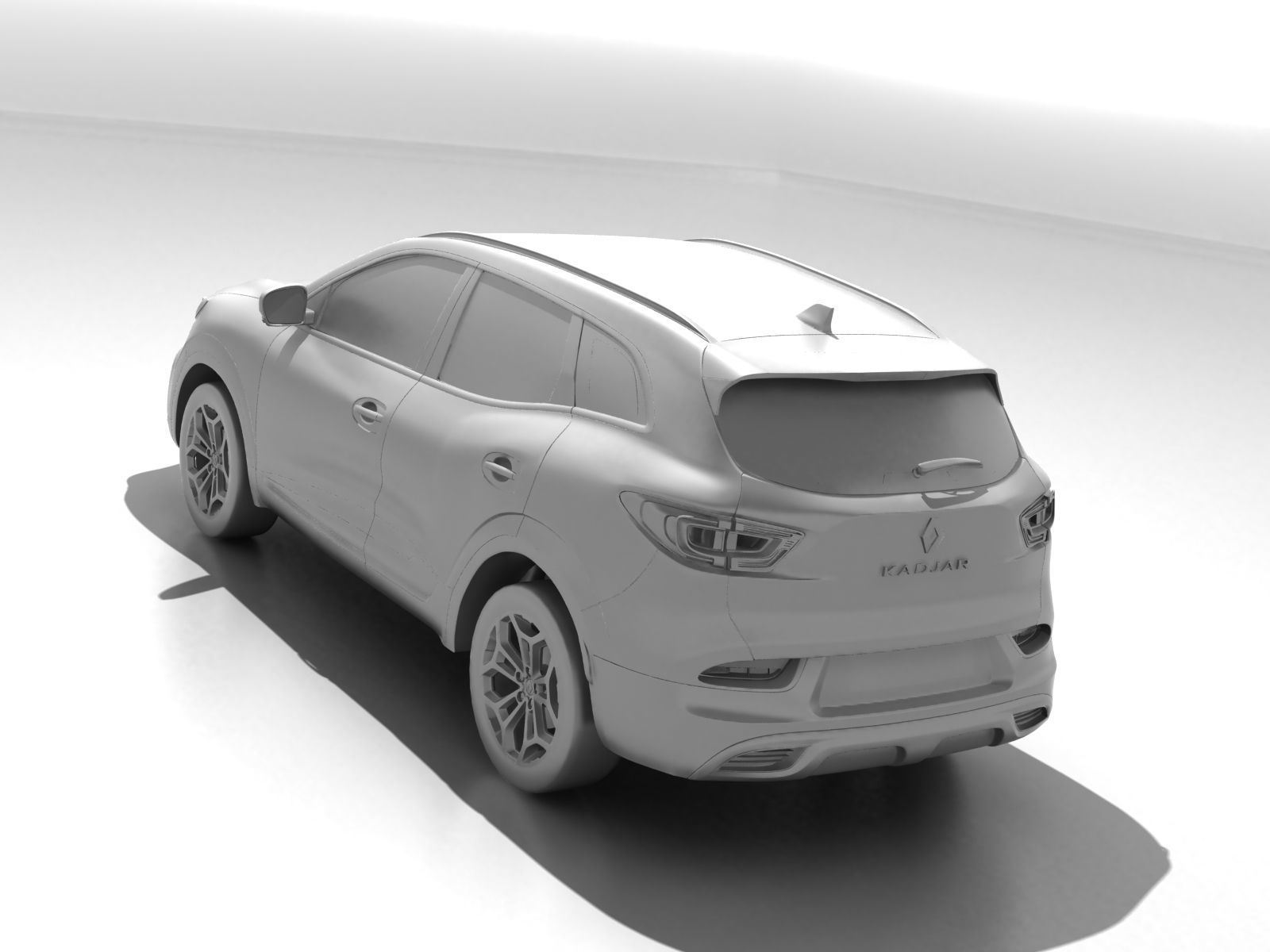Renault Kadjar Low-poly 3D model_28