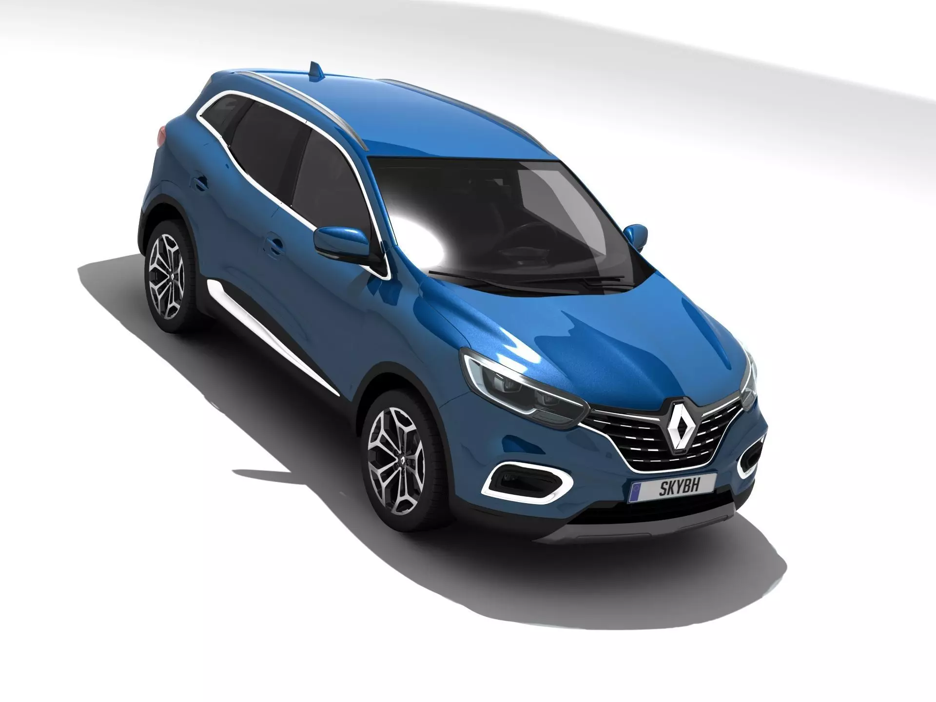 Renault Kadjar Low-poly 3D model_0