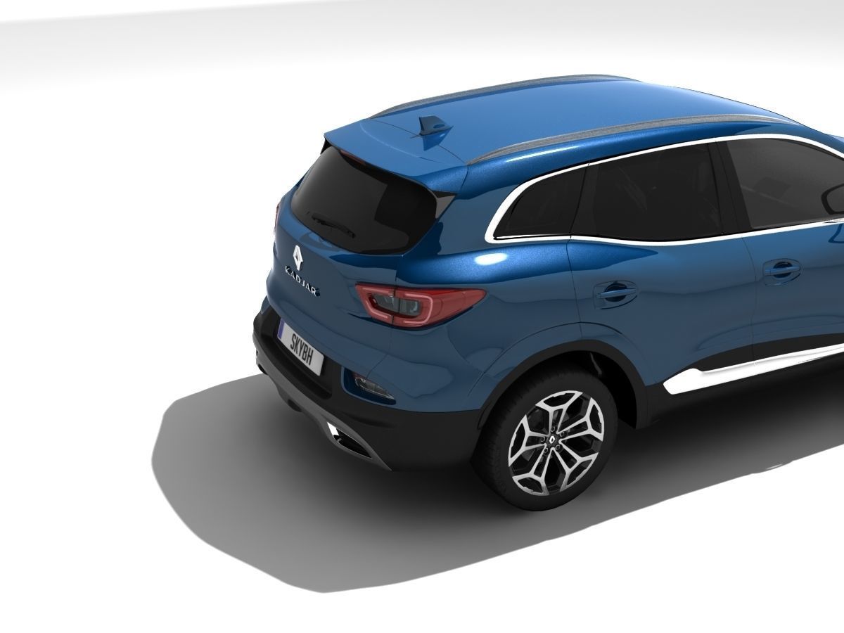 Renault Kadjar Low-poly 3D model_17