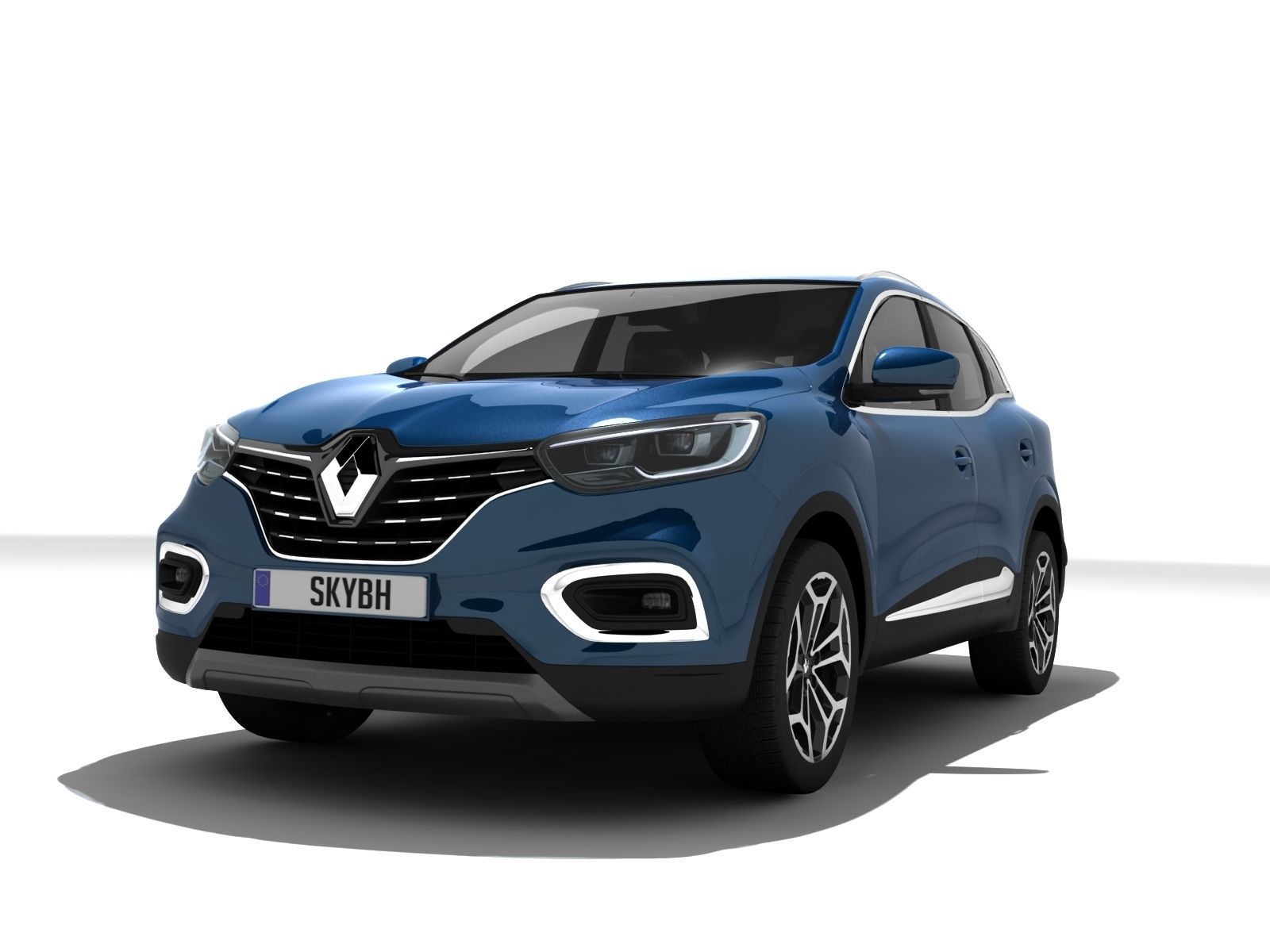 Renault Kadjar Low-poly 3D model_6