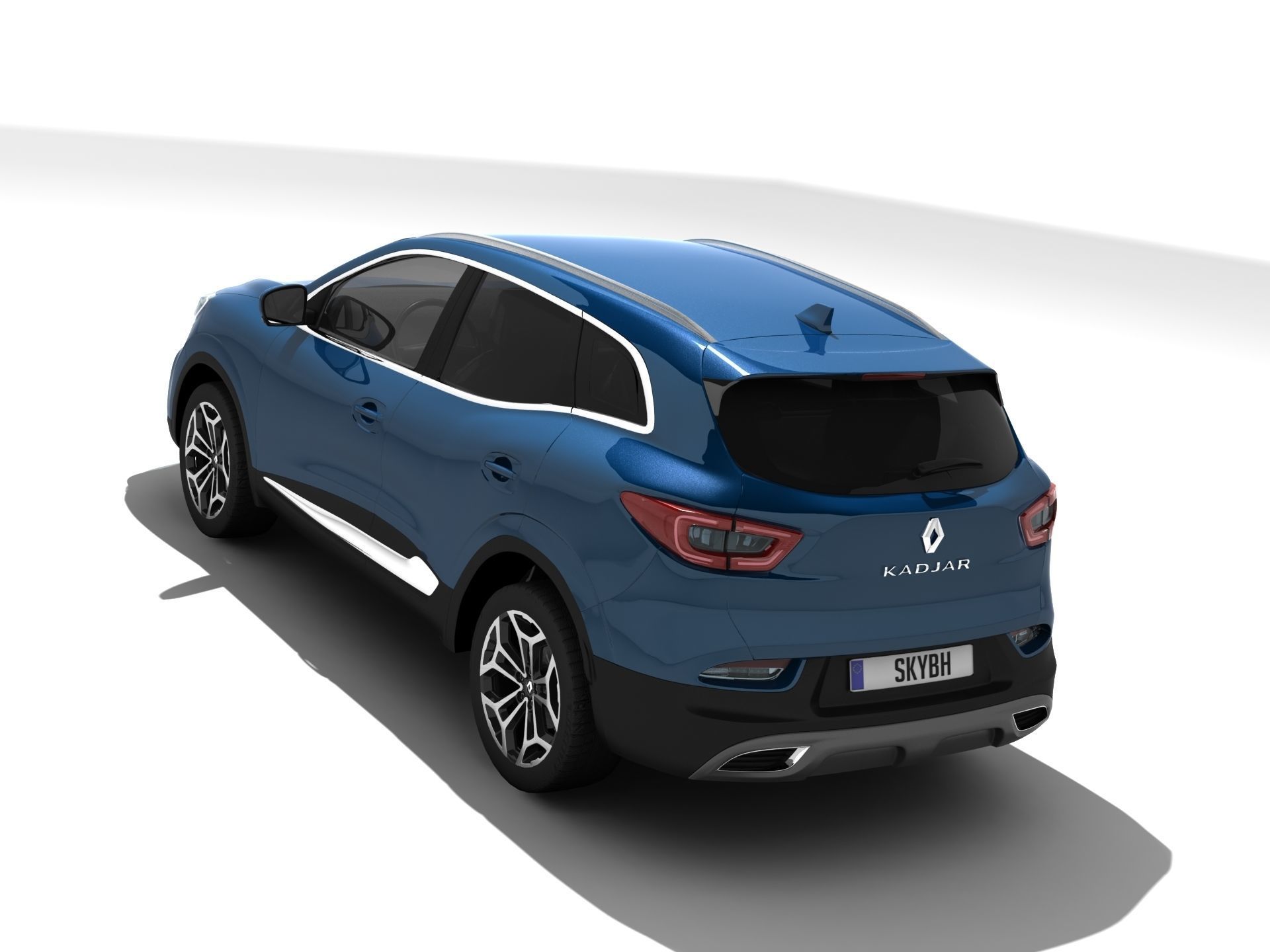 Renault Kadjar Low-poly 3D model_1