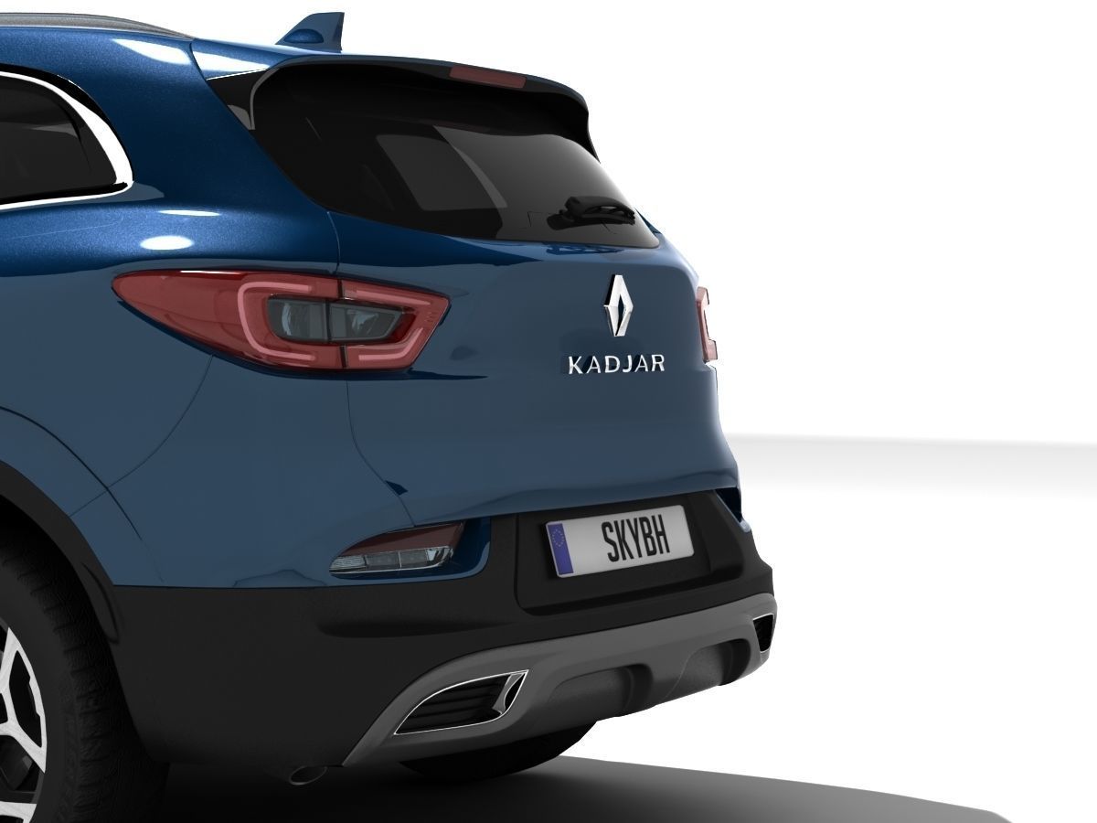Renault Kadjar Low-poly 3D model_23