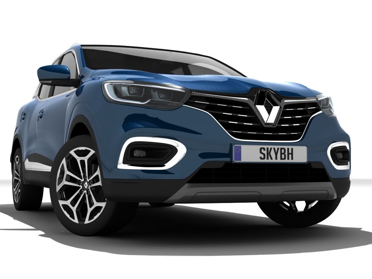 Renault Kadjar Low-poly 3D model_22