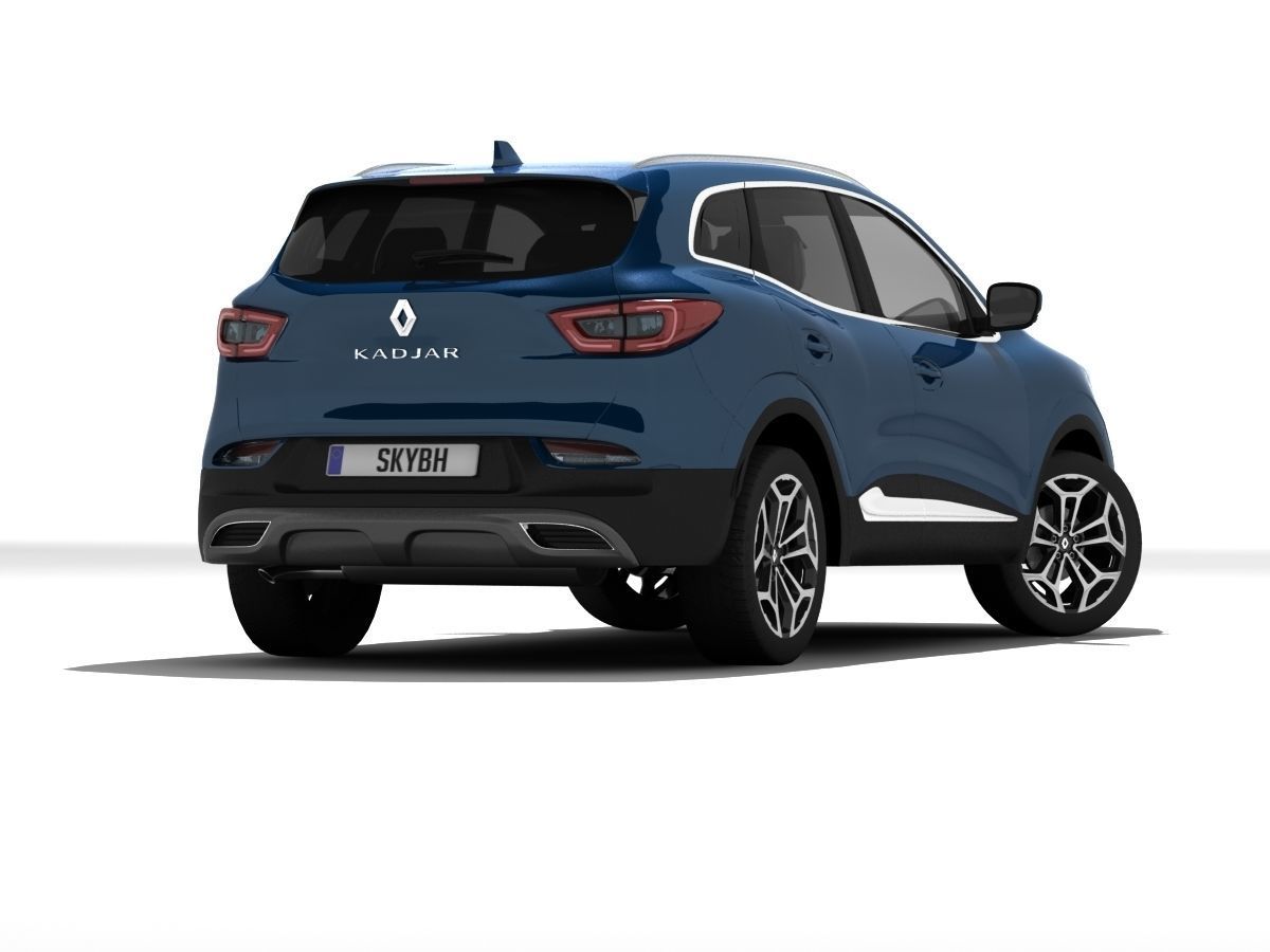 Renault Kadjar Low-poly 3D model_15