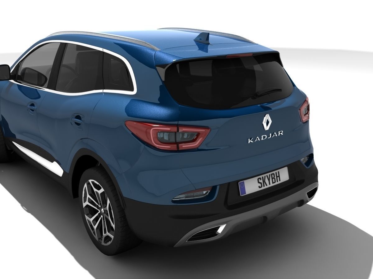 Renault Kadjar Low-poly 3D model_19