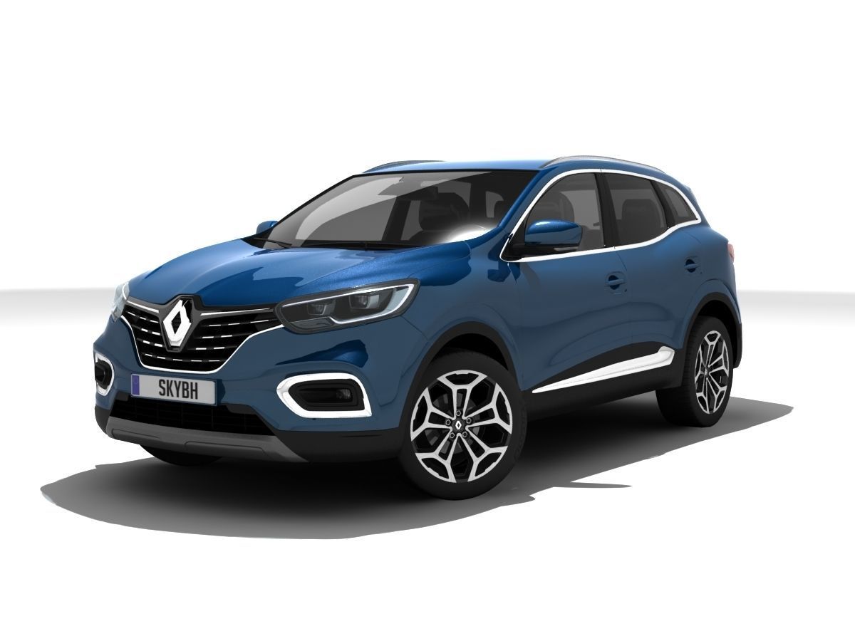 Renault Kadjar Low-poly 3D model_20