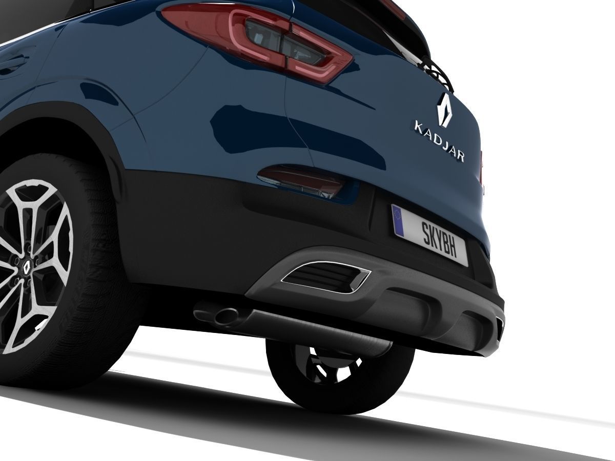 Renault Kadjar Low-poly 3D model_7
