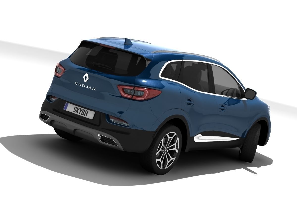 Renault Kadjar Low-poly 3D model_12