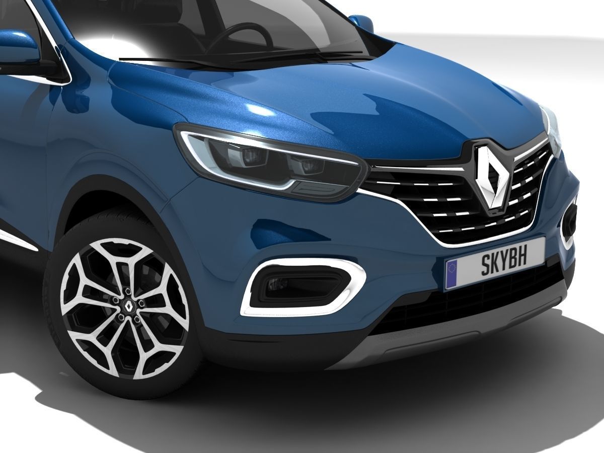 Renault Kadjar Low-poly 3D model_24
