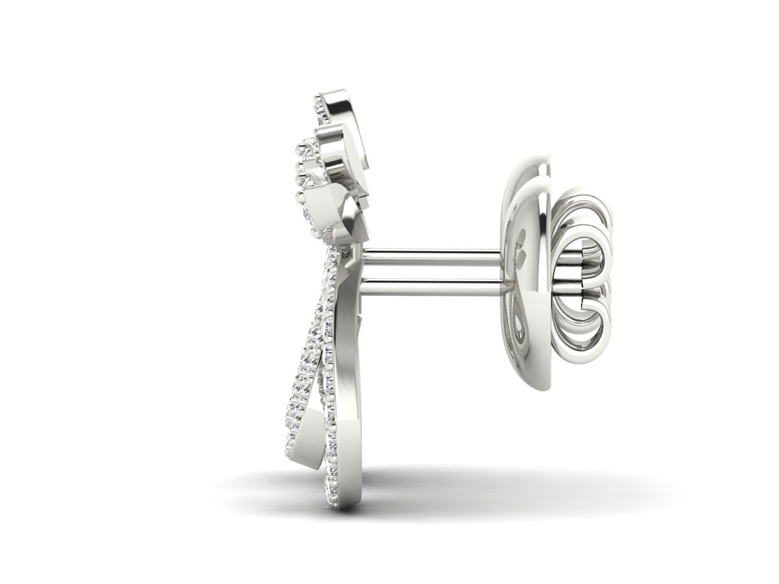 Women Pendant Earrings Ring set 3dm stl render detail 3D print model_31