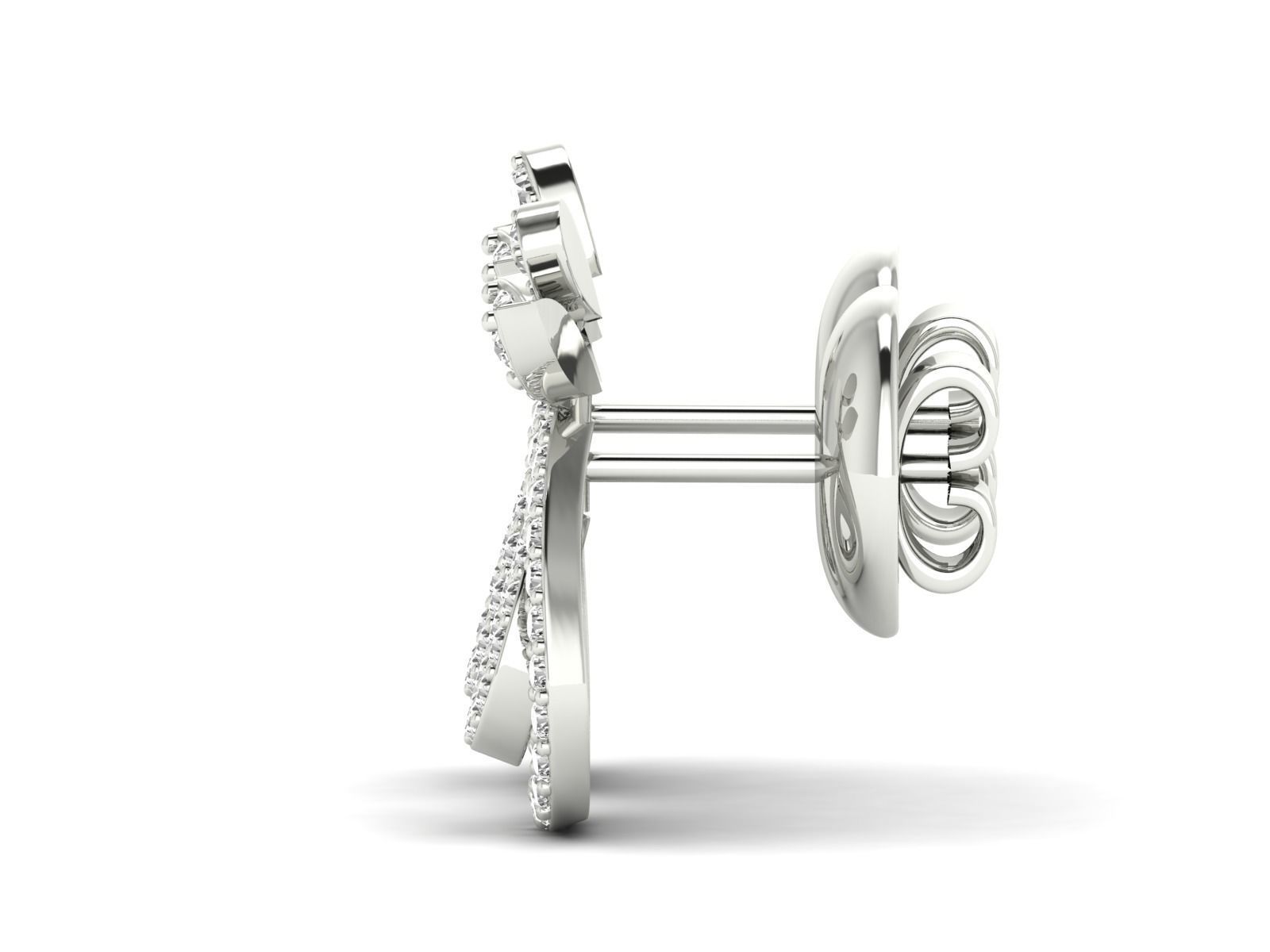 Women Pendant Earrings Ring set 3dm stl render detail 3D print model_32