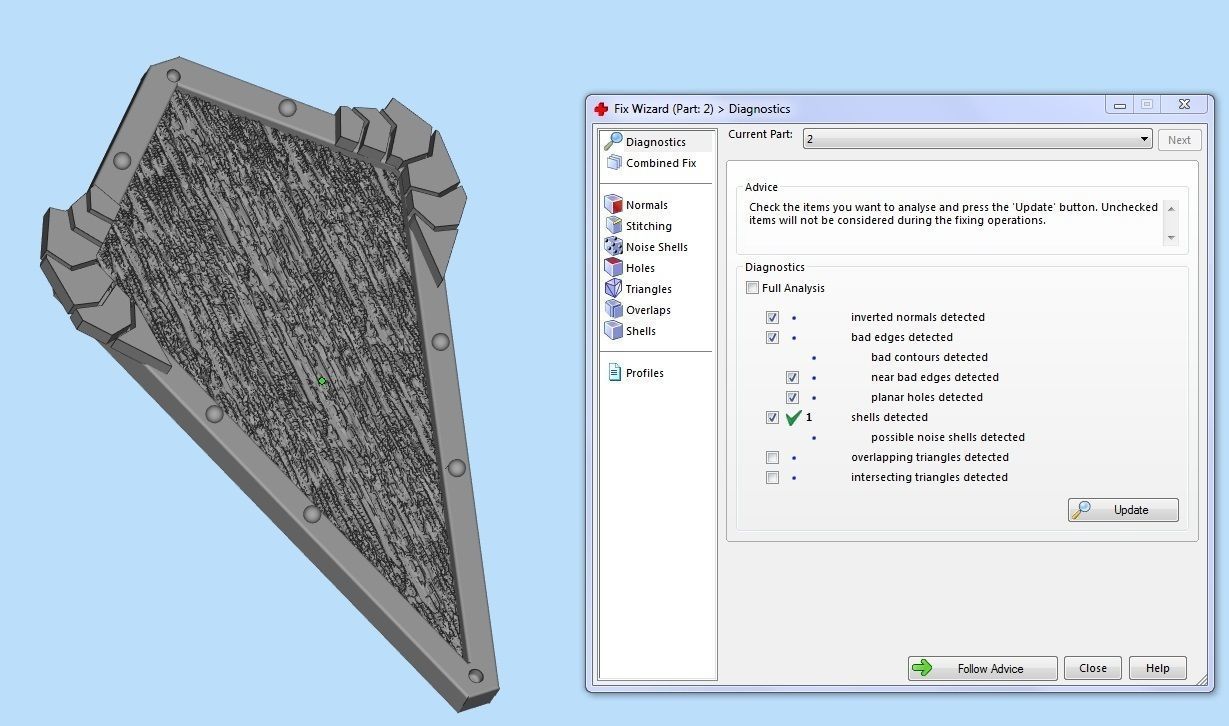 fox head trophy pendant 3D print model_4