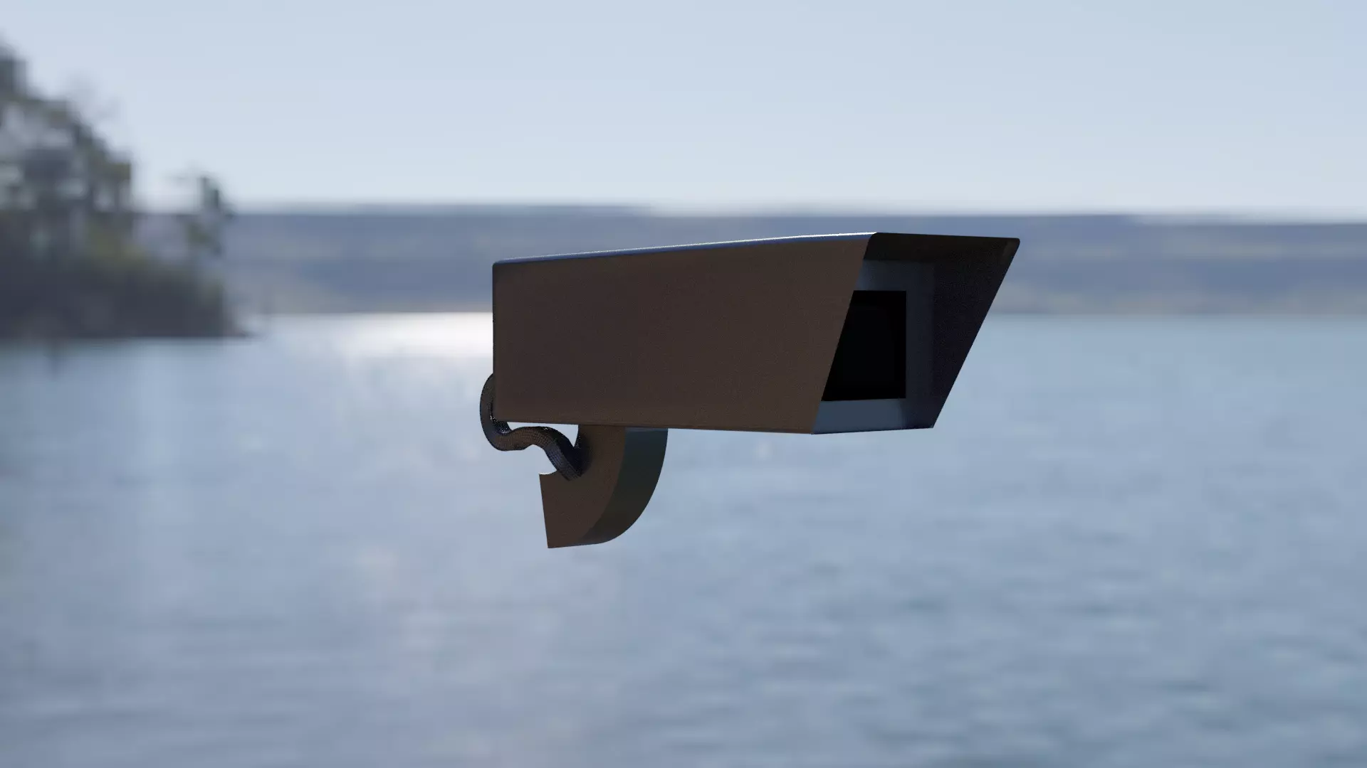 Basic Security Camera Model Free 3D model