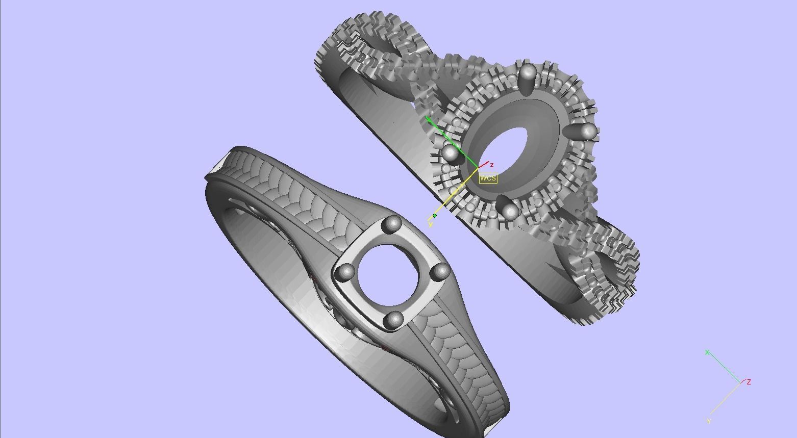 3d Ring Jewellery Models 3D print model 3D print model_7