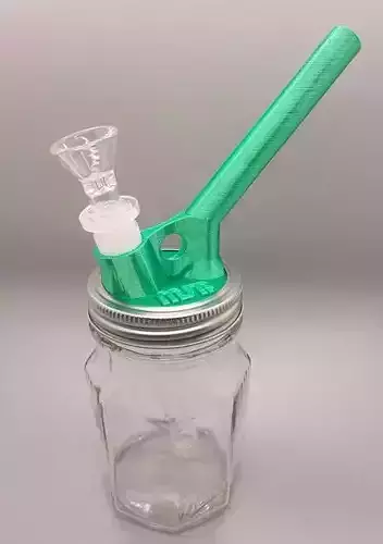 Mason Jar Bong 3D model